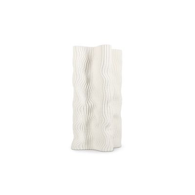 Vaas 17,5x17,5xH33cm fluid white Vea