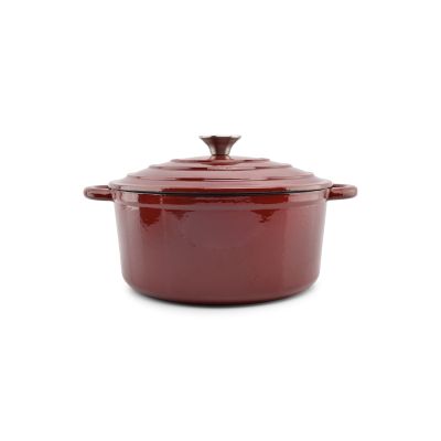 Kookpot 26cm gietijzer rood Ferno