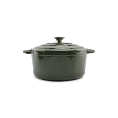 Cooking pot 26cm cast iron green Ferno