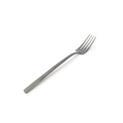 Table fork matte black Terno - set/6