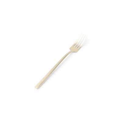 Dessert fork matte gold Terno - set/6