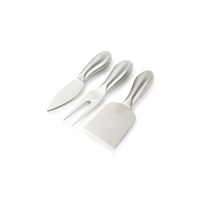Cheese knive set 3 pieces silver Fromage