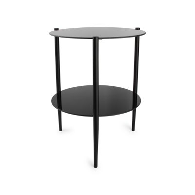 Beistelltisch 36xH46cm schwarz Patio