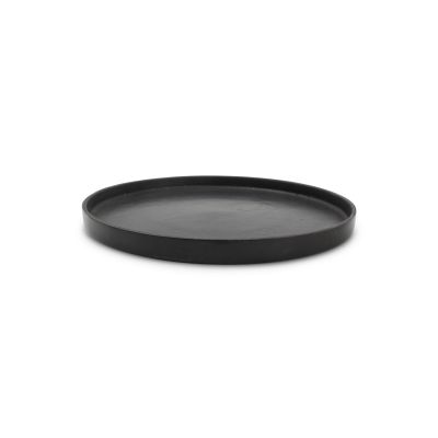 Decorative dish 25xH1,5cm black Palace