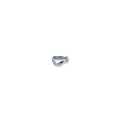 Rond de serviette 4,5cm organique argent Charm - set/4