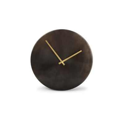 Horloge murale 38cm effacé noir Zone