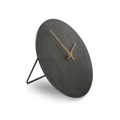 Table clock 26cm black Zone