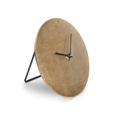 Table clock 26cm gold Zone