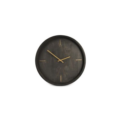 Wall clock 41cm wood Zone