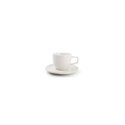 Mocha cup 10cl and saucer white Mielo