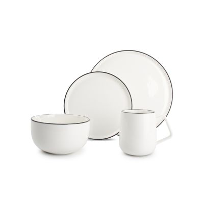 Dinner set 16 pieces white Studio Base