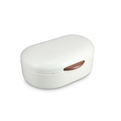 Boîte à pain 40x29xH19,5cm beige Crust