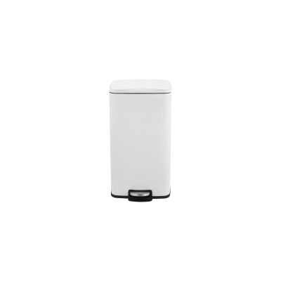 Pedaalemmer 30L/34x32x61cm wit Dust