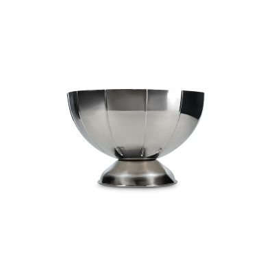 Champagne cooler tub 32xH21cm double wall silver Nox