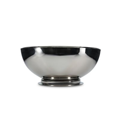 Seau à champagne vasque 42,5xH19cm double paroi argent Bar