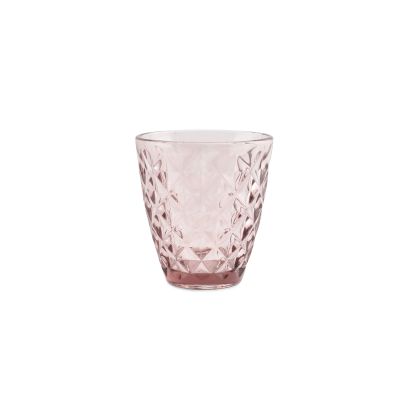 Glas 22cl roze Prisma - set/4