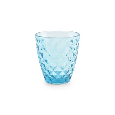 Glas 22cl blau Prisma - Set/4