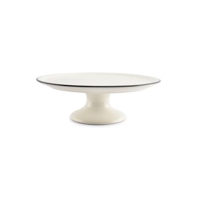 Cake stand 31xH10,5cm white Nero