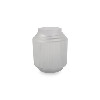 Vase 15xH18cm matte white Ribble