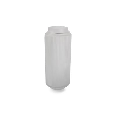 Vase 12xH29cm matte white Ribble