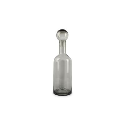 Vase mit stopfen 15,5xH55cm grau Fera