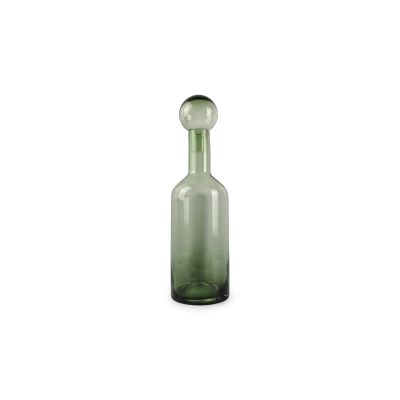 Vase with lid 15,5xH55cm green Fera