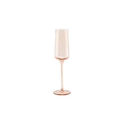 Champagne glass 24cl amber Ray - set/4