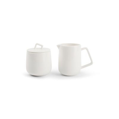 Creamer and sugar pot 14cl Studio White