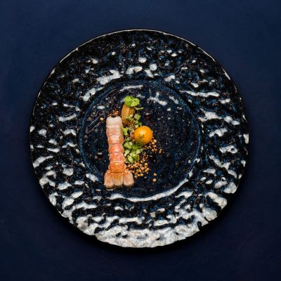 Plat bord 28cm seaweed Umi