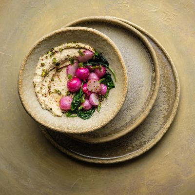 Assiette plate 20,5cm olive Ferro