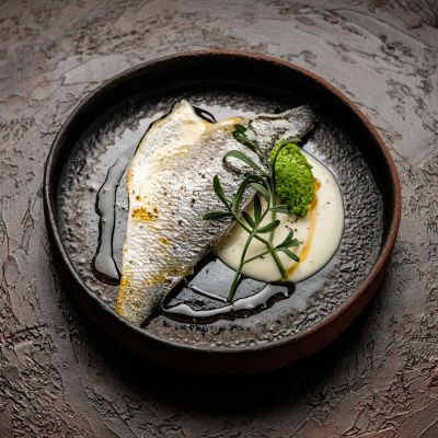 Assiette plate 15cm ash Ferro