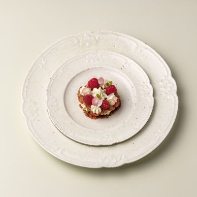 Assiette plate 15,5cm beige Seance