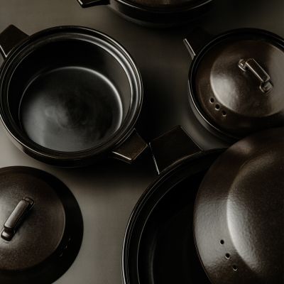 Plat à four 46,5x36xH6cm black Obun