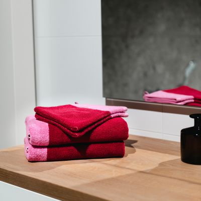 Gant de toilette 15x21cm blush pink Pixie - Lot de 2