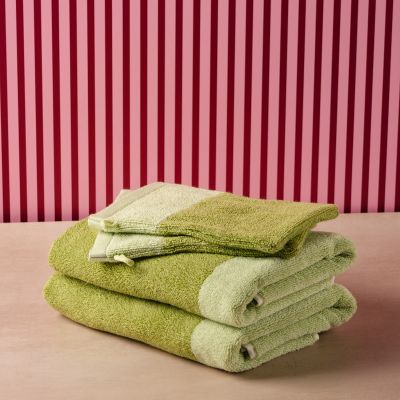 Gant de toilette 15x21cm pistachio green Pixie - Lot de 2
