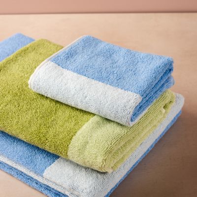 Serviette de main 30x50cm ocean blue Pixie - Lot de 2