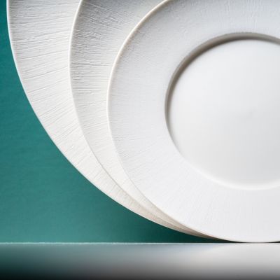 Assiette plate 20,5cm Gravure