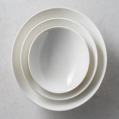 Kom 27xH5,5cm white Contour