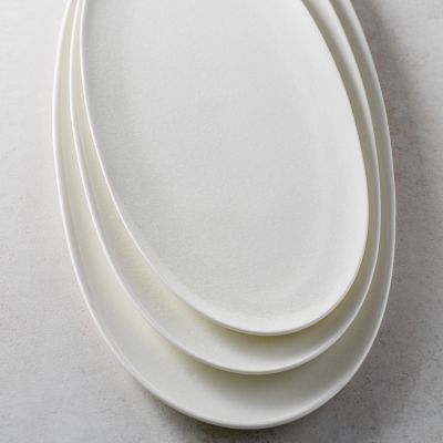 Serveerschaal 45,5x19cm white Contour