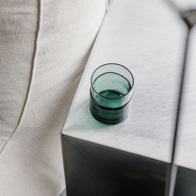 Glas 31,5cl grün Mono - 2er-Set