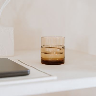 Glas 31,5cl amber Mono - 2er-Set