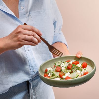Sch&uuml;ssel 22xH5cm sage Blush