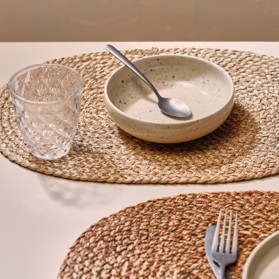 Placemat 45x30cm oval mais husk beige TableTop