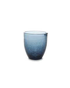 Glas 25cl blue Crackle