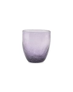 Verre 25cl violet Crackle