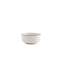 Bowl 14,5xH6,5cm white Gravel