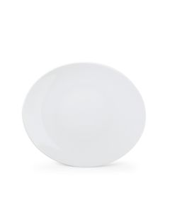 Assiette plate 30,5x26cm oval blanc Appetite