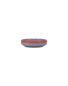 Bowl 21x5cm purple/orange Duo