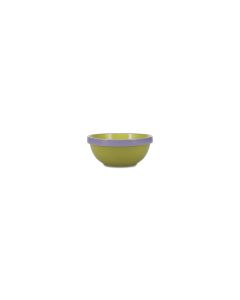 Bowl 15,5xH6,5cm green/purple Duo