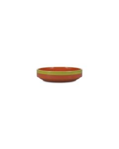 Bowl 21x5cm orange/green Duo